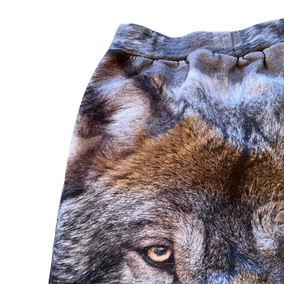 Popupshop All Over Wolf Print Drop Joggers 116 - Picture 5 of 6